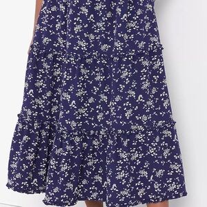 Lane Bryant Tiered Maxi Mini Bouquet Skirt Size 14/16